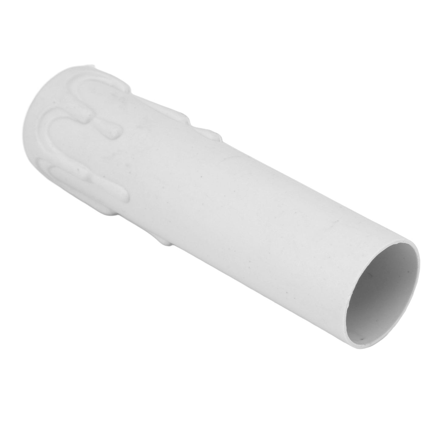 10pcs 4 Inch Candle Covers Sleeves Simulation Vintage Wax Drop Candle Socket Covers for Chandelier White V1294-YM0512-3119220169312