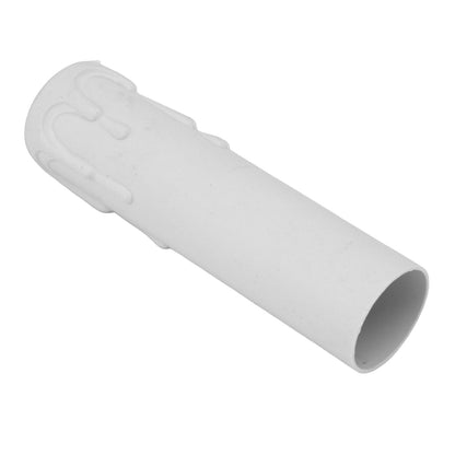 10pcs 4 Inch Candle Covers Sleeves Simulation Vintage Wax Drop Candle Socket Covers for Chandelier White V1294-YM0512-3119220169312