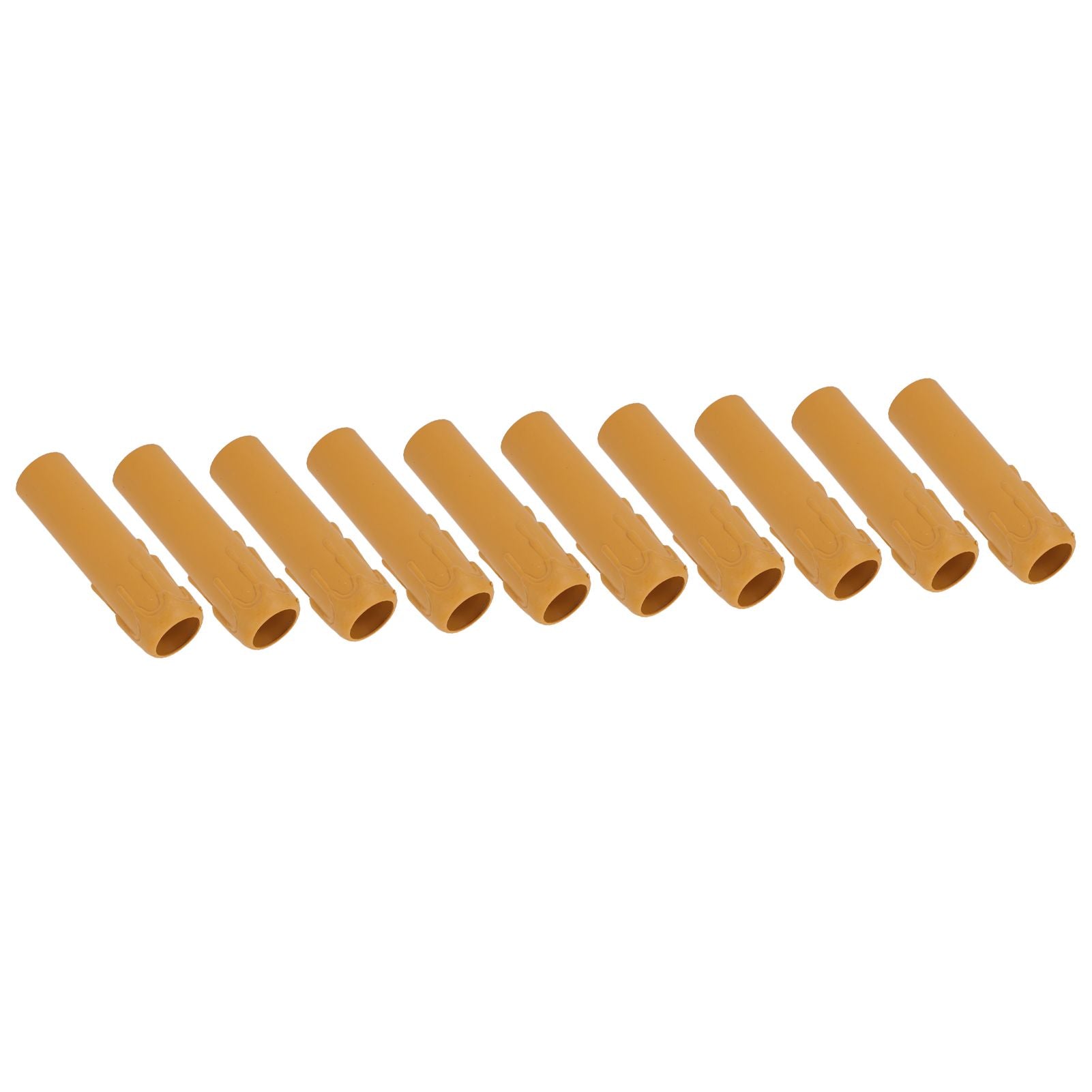 10pcs 4 Inch Candle Covers Sleeves Simulation Vintage Wax Drop Candle Socket Covers for Chandelier Yellow V1294-YM0512-3119220169313
