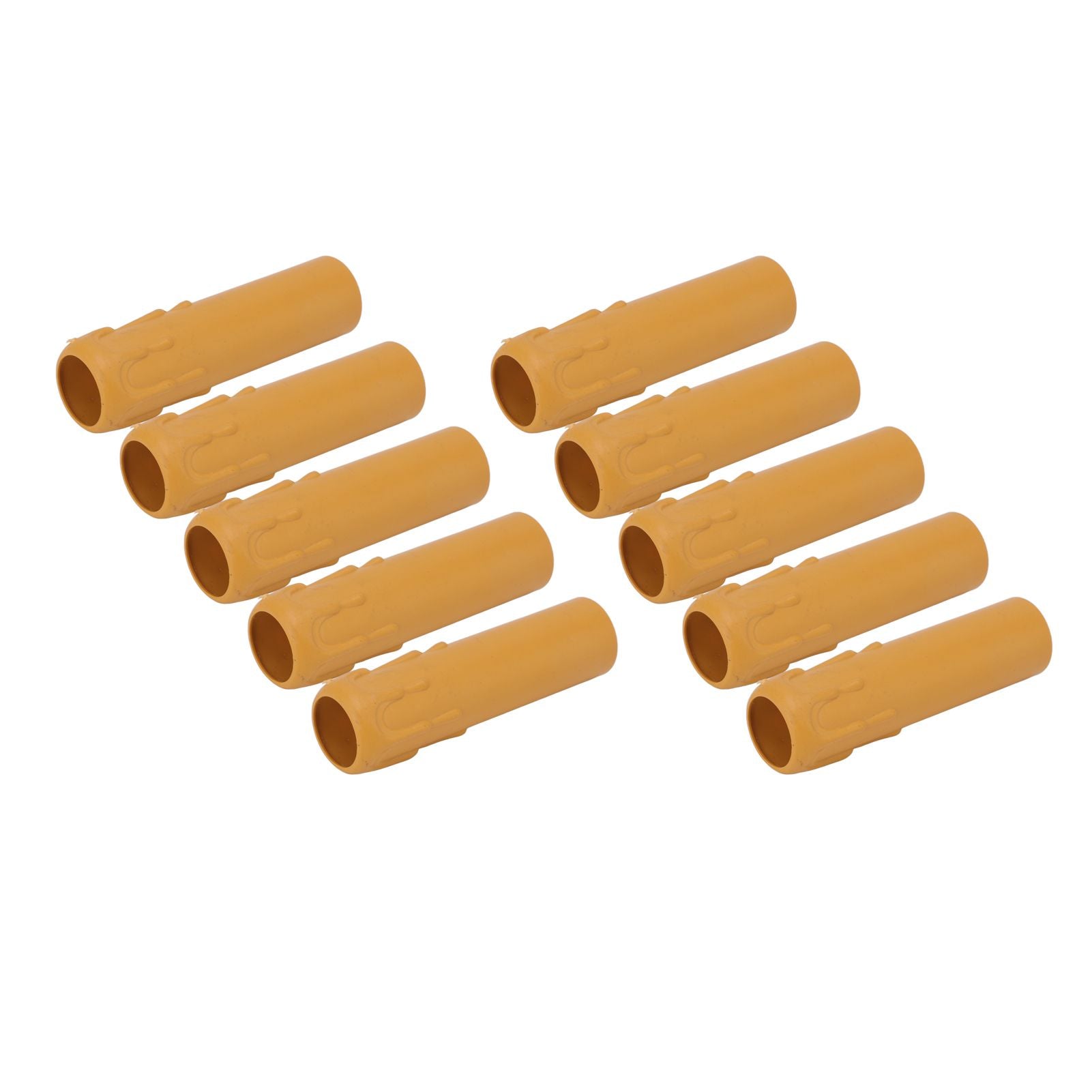 10pcs 4 Inch Candle Covers Sleeves Simulation Vintage Wax Drop Candle Socket Covers for Chandelier Yellow V1294-YM0512-3119220169313