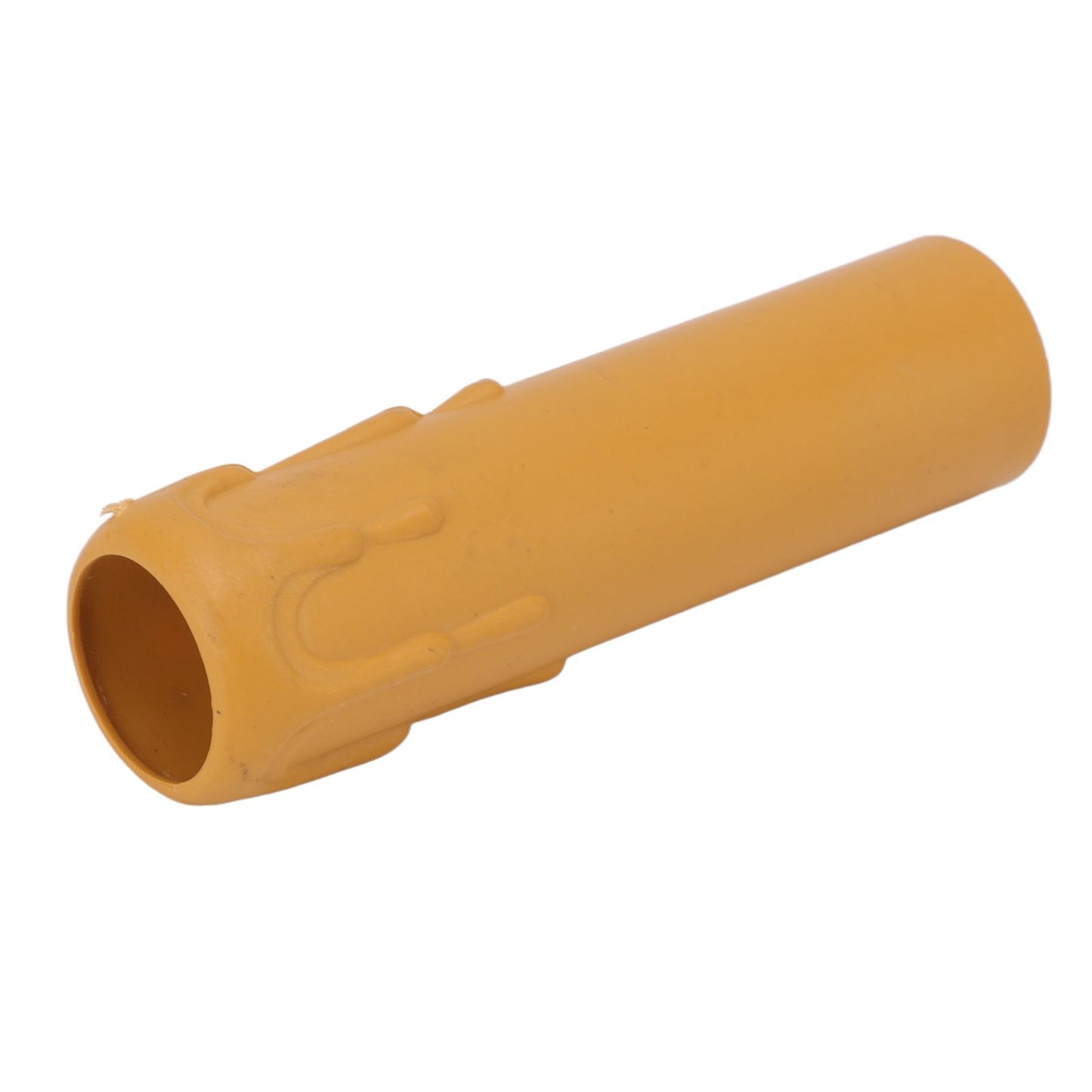 10pcs 4 Inch Candle Covers Sleeves Simulation Vintage Wax Drop Candle Socket Covers for Chandelier Yellow V1294-YM0512-3119220169313