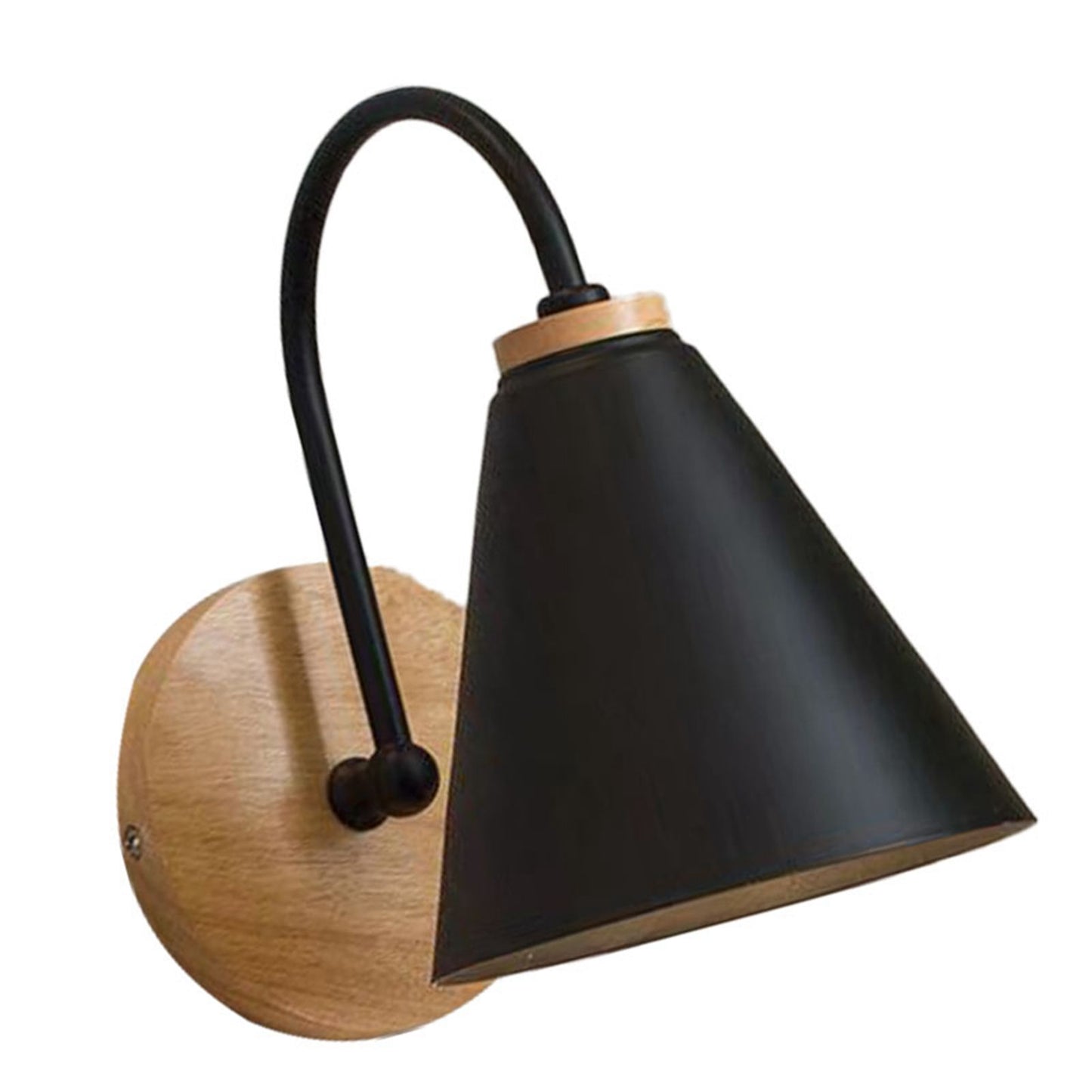 Corridor Wall Lamp Iron Lampshade Wall Mounted Curved Light for Bedroom Living Room Study Without Lamp Bulb V1294-YM0512-3119220169712