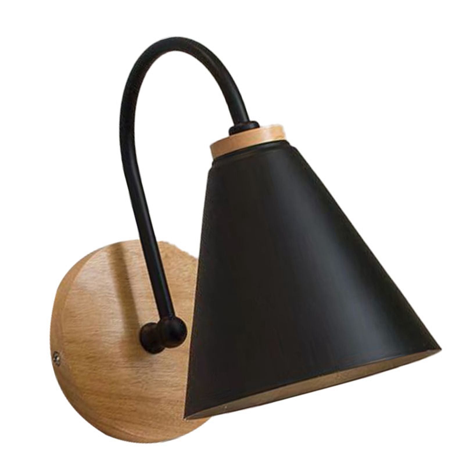 Corridor Wall Lamp Iron Lampshade Wall Mounted Curved Light for Bedroom Living Room Study Without Lamp Bulb V1294-YM0512-3119220169712