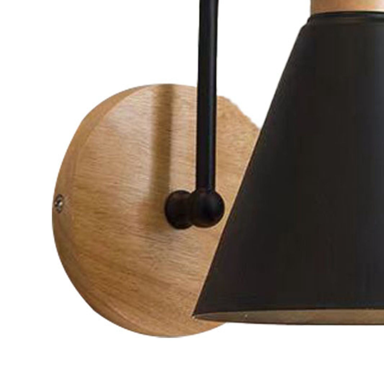Corridor Wall Lamp Iron Lampshade Wall Mounted Curved Light for Bedroom Living Room Study Without Lamp Bulb V1294-YM0512-3119220169712