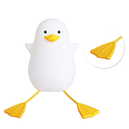 LED Night Light Cute Exquisite Touch Control USB Charging Night Light with Mobile Phone Holder Duck Night Lamp V1294-YM0512-3119220170211