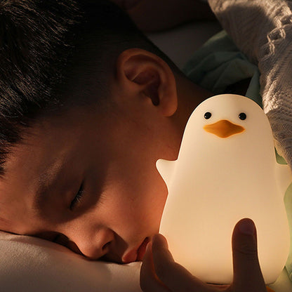 LED Night Light Cute Exquisite Touch Control USB Charging Night Light with Mobile Phone Holder Duck Night Lamp V1294-YM0512-3119220170211
