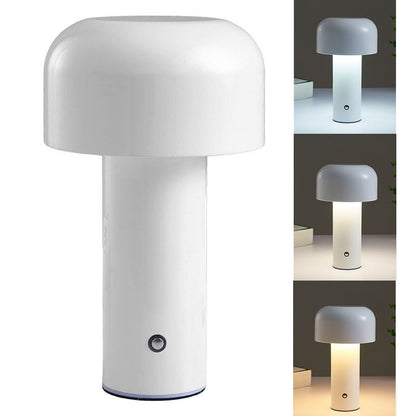 Mushroom Table Lamp Three Colors LED Light Beads Stepless Dimming Mushroom Lamp Night Light for Bedroom V1294-YM0512-3119220170611