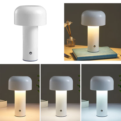 Mushroom Table Lamp Three Colors LED Light Beads Stepless Dimming Mushroom Lamp Night Light for Bedroom V1294-YM0512-3119220170611
