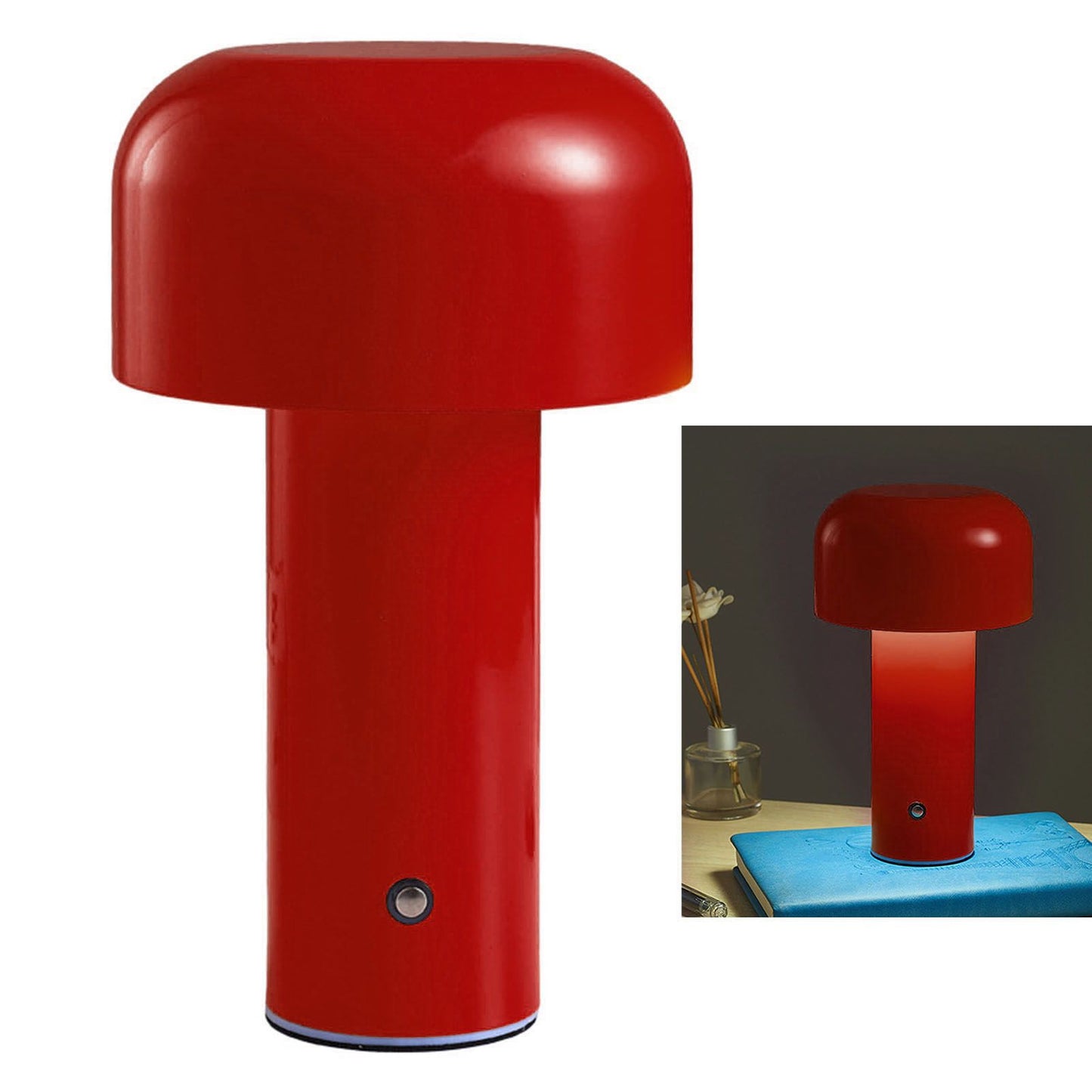 Mushroom Table Lamp Three Colors LED Light Beads Stepless Dimming Mushroom Lamp Night Light for Bedroom V1294-YM0512-3119220170612