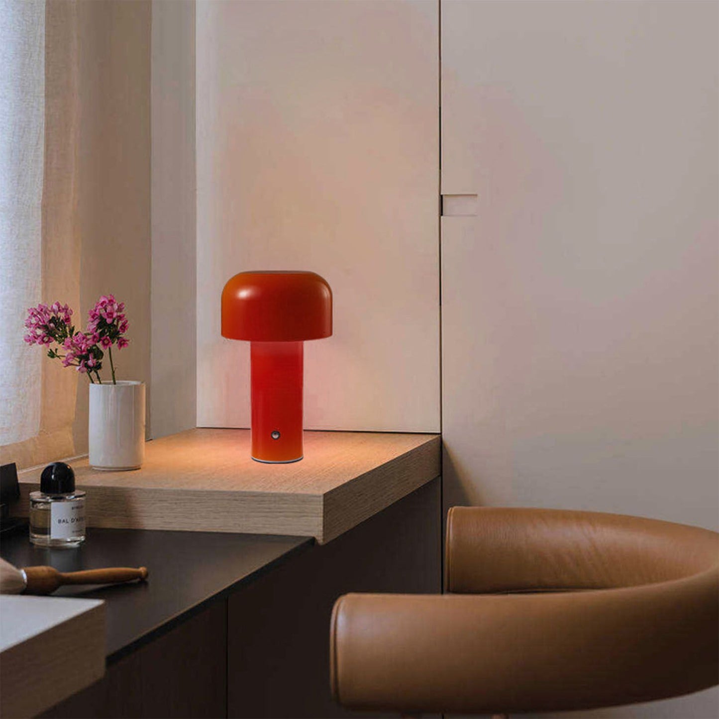 Mushroom Table Lamp Three Colors LED Light Beads Stepless Dimming Mushroom Lamp Night Light for Bedroom V1294-YM0512-3119220170612