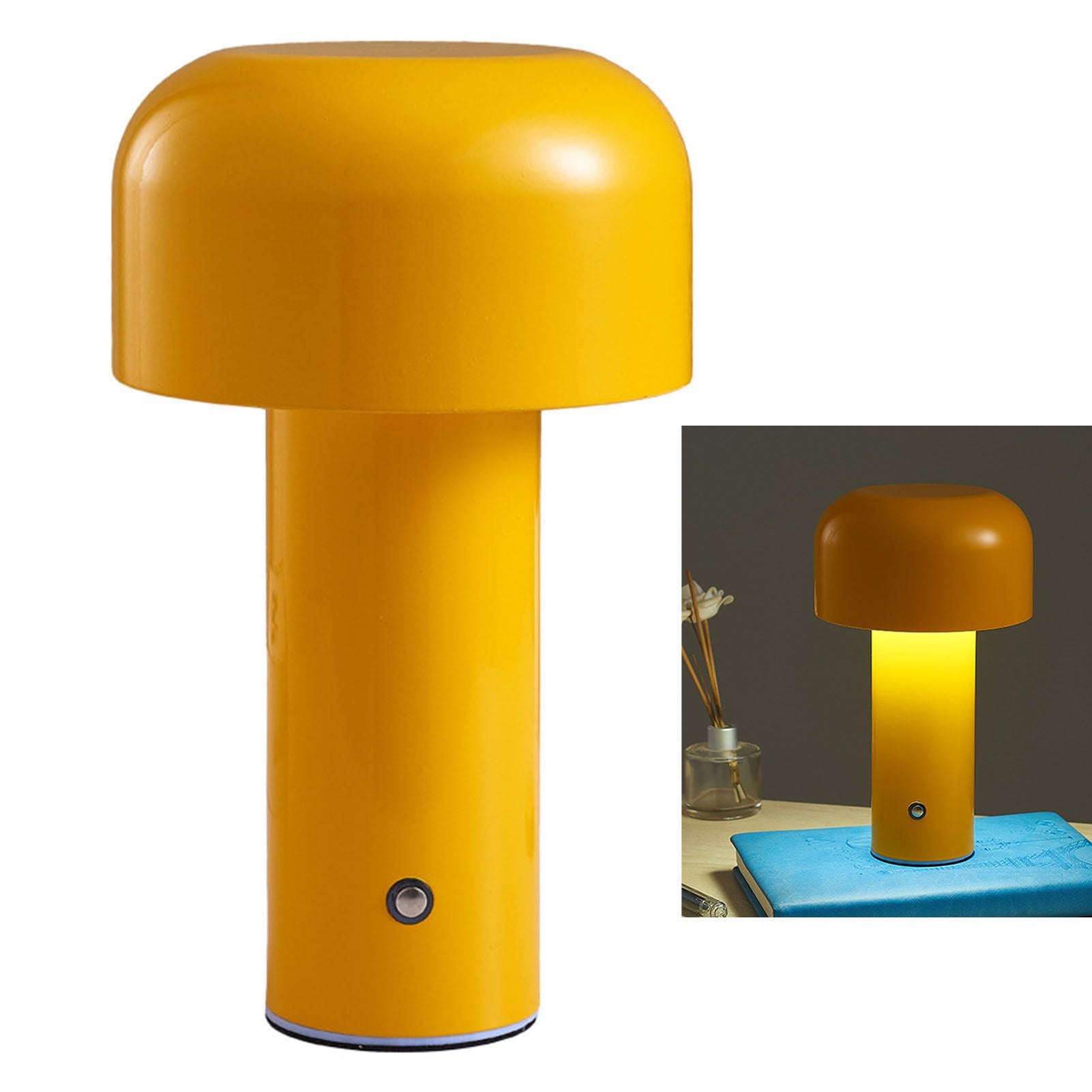 Mushroom Table Lamp Three Colors LED Light Beads Stepless Dimming Mushroom Lamp Night Light for Bedroom V1294-YM0512-3119220170613