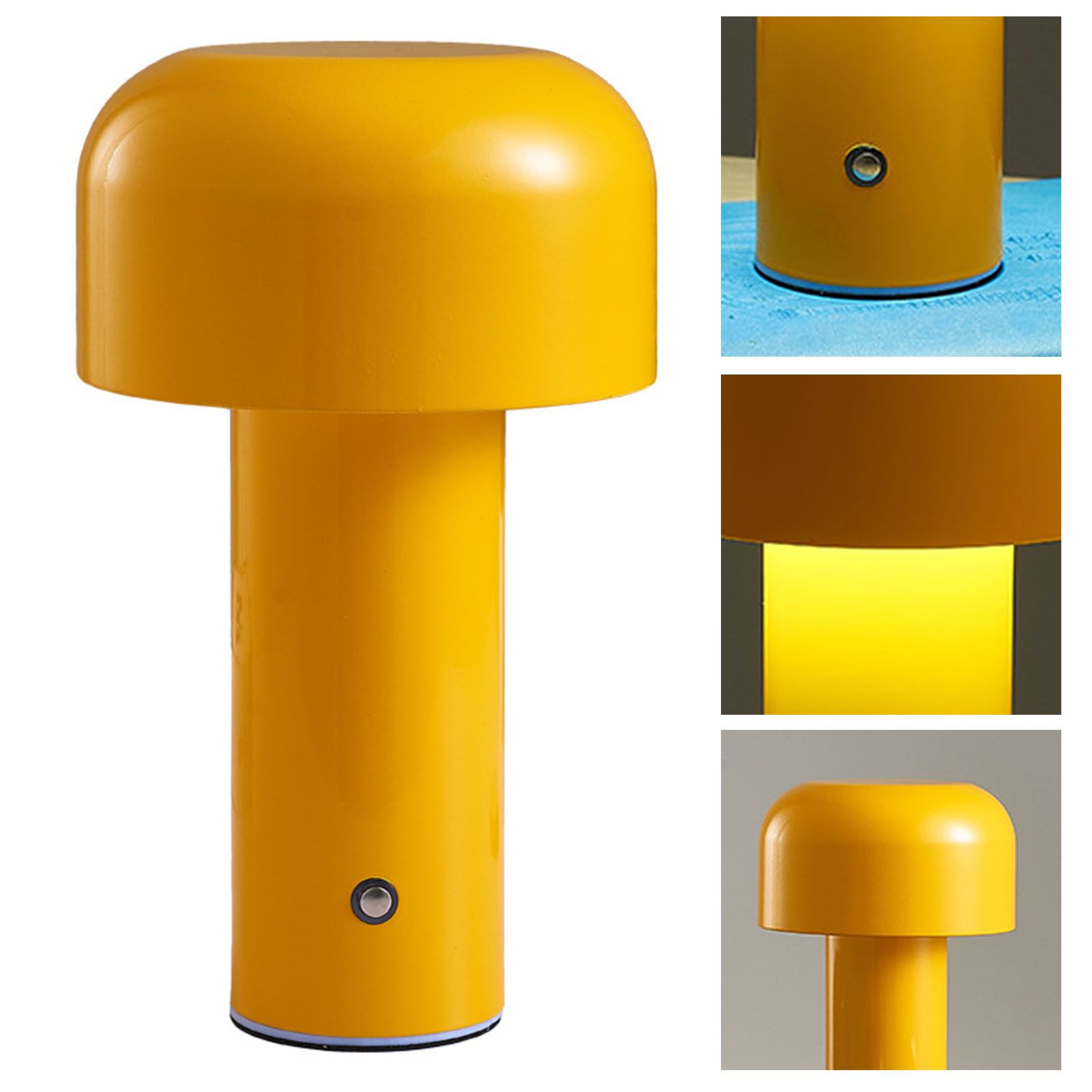 Mushroom Table Lamp Three Colors LED Light Beads Stepless Dimming Mushroom Lamp Night Light for Bedroom V1294-YM0512-3119220170613