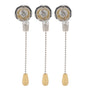 3Pcs Ceiling Fan Lamp Switch Rustproof Replacement Ceiling Light Pull Chain Switch 250V 125V Chrome V1294-YM0512-3119220170711