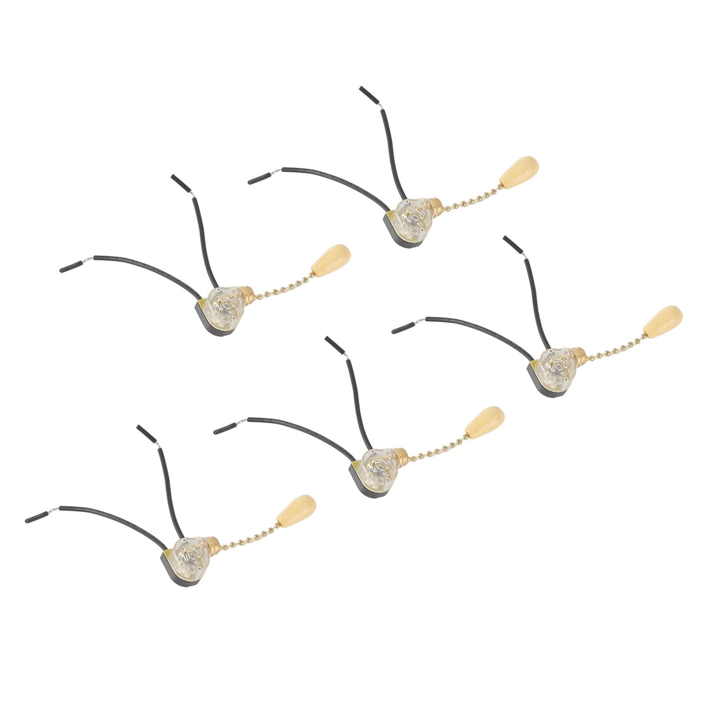 5pcs Pull Chain Switch Exquisite Replacement Ceiling Fan Light Switch Cord for Wall Lamp 250V 125V V1294-YM0512-3119220170911