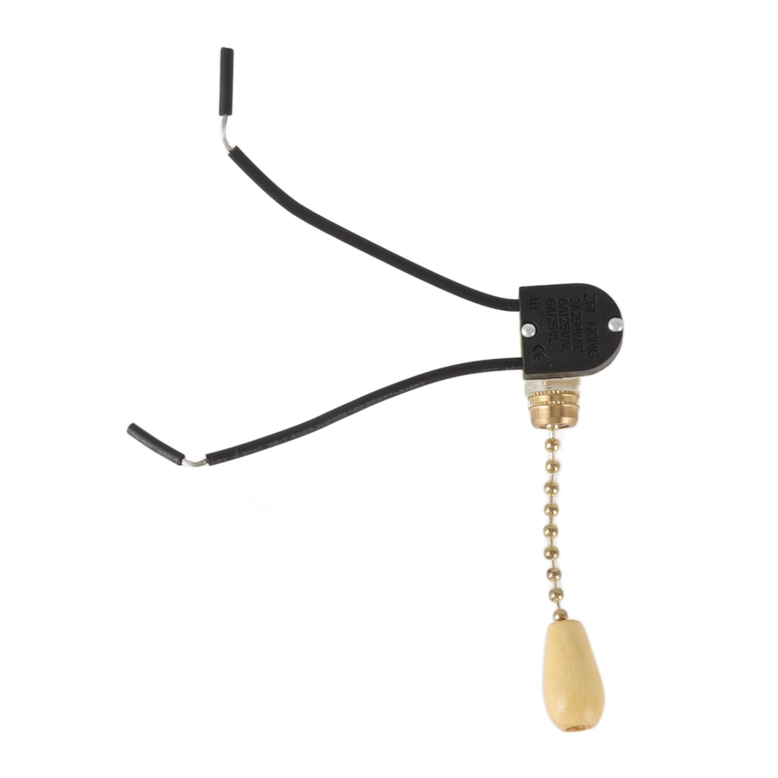 5pcs Pull Chain Switch Exquisite Replacement Ceiling Fan Light Switch Cord for Wall Lamp 250V 125V V1294-YM0512-3119220170911