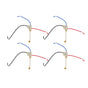 4Pcs Ceiling Fan Light Switch Replacement Lamp Pull Chain Switch 3 Wire Ceiling Fan Lamp Switch 250V 125V Gold V1294-YM0512-3119220171011