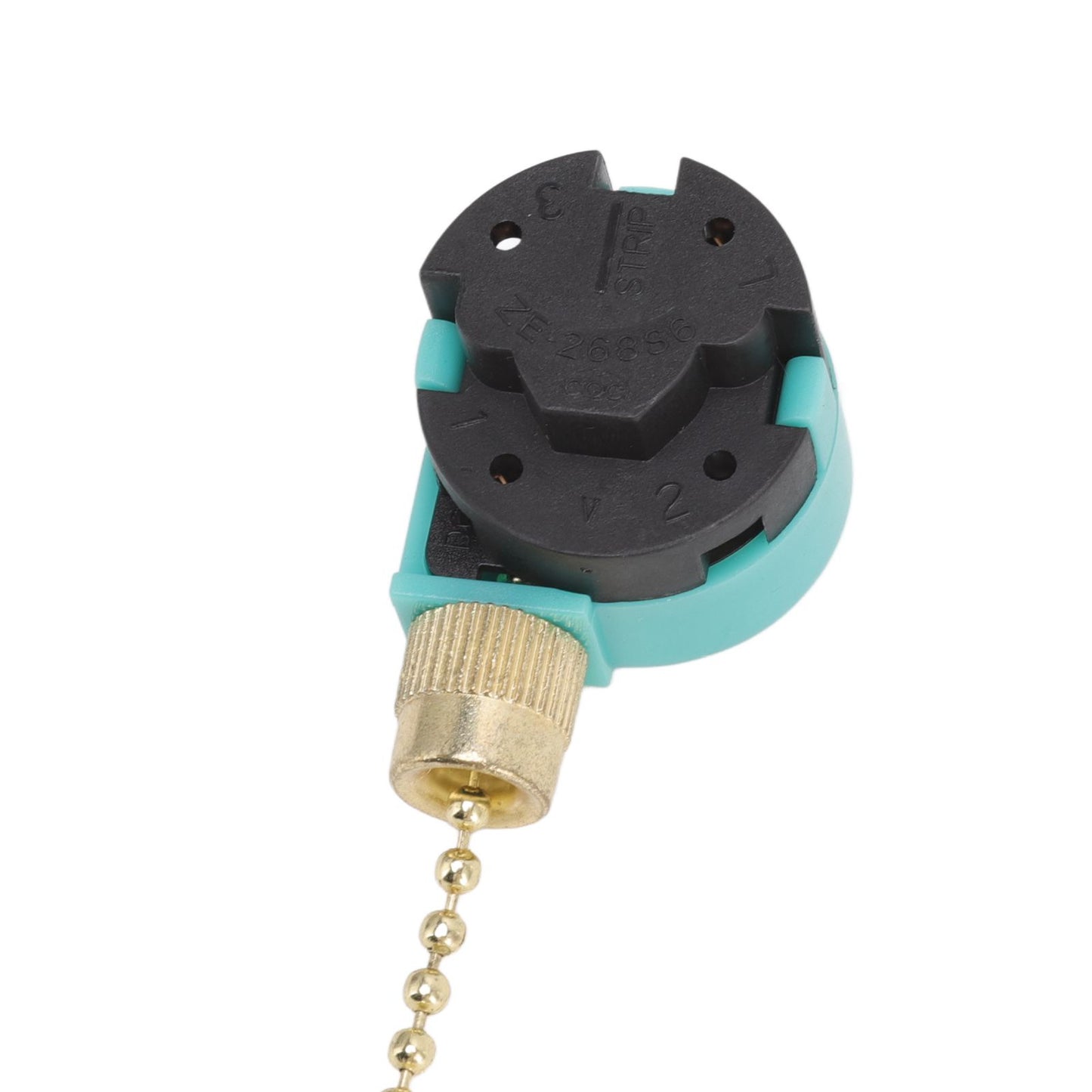 3Pcs Ceiling Light Pull Chain Switch 3 Speed 4 Wire Ceiling Fan Lamp Switch for Ceiling Lamp Fan Lamp Wall V1294-YM0512-3119220171111