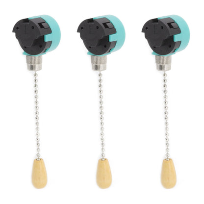 3Pcs Ceiling Light Pull Chain Switch 3 Speed 4 Wire Ceiling Fan Lamp Switch for Ceiling Lamp Fan Lamp Wall V1294-YM0512-3119220171112