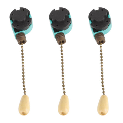3Pcs Ceiling Light Pull Chain Switch 3 Speed 4 Wire Ceiling Fan Lamp Switch for Ceiling Lamp Fan Lamp Wall V1294-YM0512-3119220171113