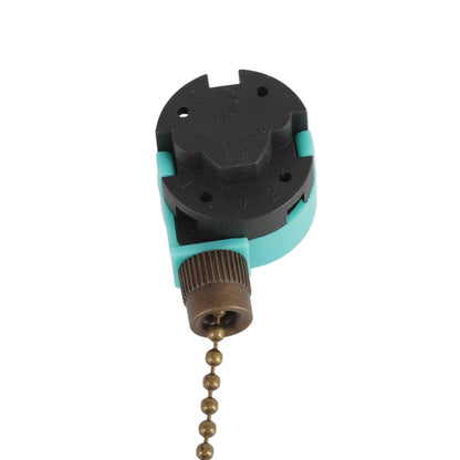 3Pcs Ceiling Light Pull Chain Switch 3 Speed 4 Wire Ceiling Fan Lamp Switch for Ceiling Lamp Fan Lamp Wall V1294-YM0512-3119220171113