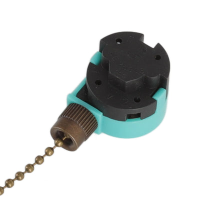 3Pcs Ceiling Light Pull Chain Switch 3 Speed 4 Wire Ceiling Fan Lamp Switch for Ceiling Lamp Fan Lamp Wall V1294-YM0512-3119220171113