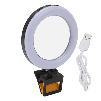 Rechargeable Portable Clip On Selfie Ring Light USB Charging Mini Clip On Selfie Ring Light for Smartphone V1294-YM0512-3119220171311