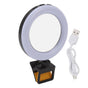 Rechargeable Portable Clip On Selfie Ring Light USB Charging Mini Clip On Selfie Ring Light for Smartphone V1294-YM0512-3119220171311