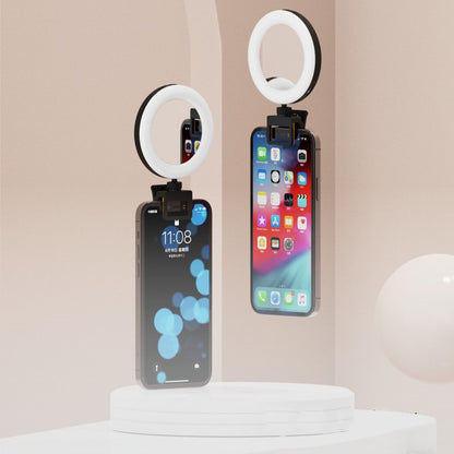 Rechargeable Portable Clip On Selfie Ring Light USB Charging Mini Clip On Selfie Ring Light for Smartphone V1294-YM0512-3119220171311