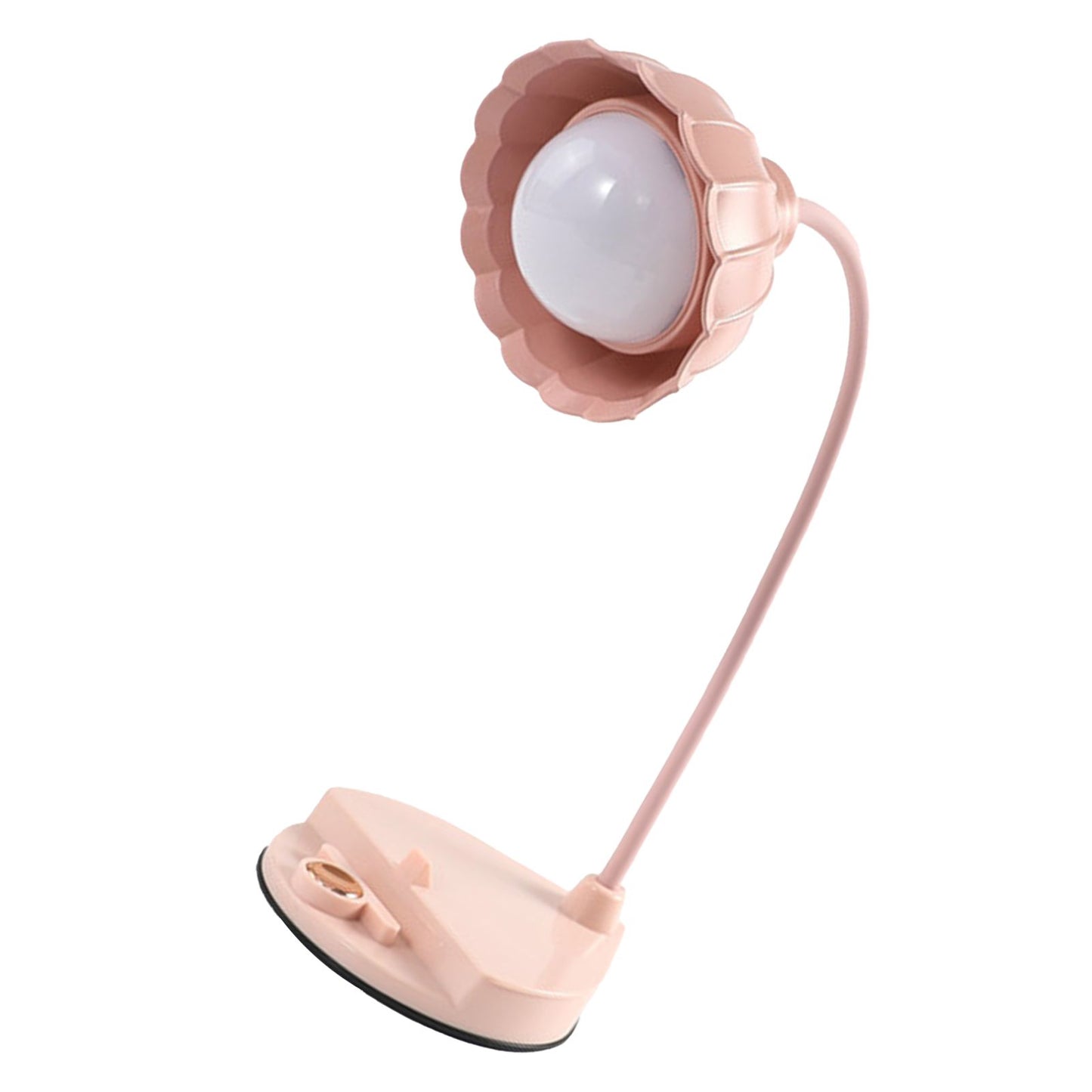 LED Reading Light Plastic Flower Shaped Touch Sensitive USB Charging Folding Table Lamp for Bedroom Dormitory V1294-YM0512-3119220171412