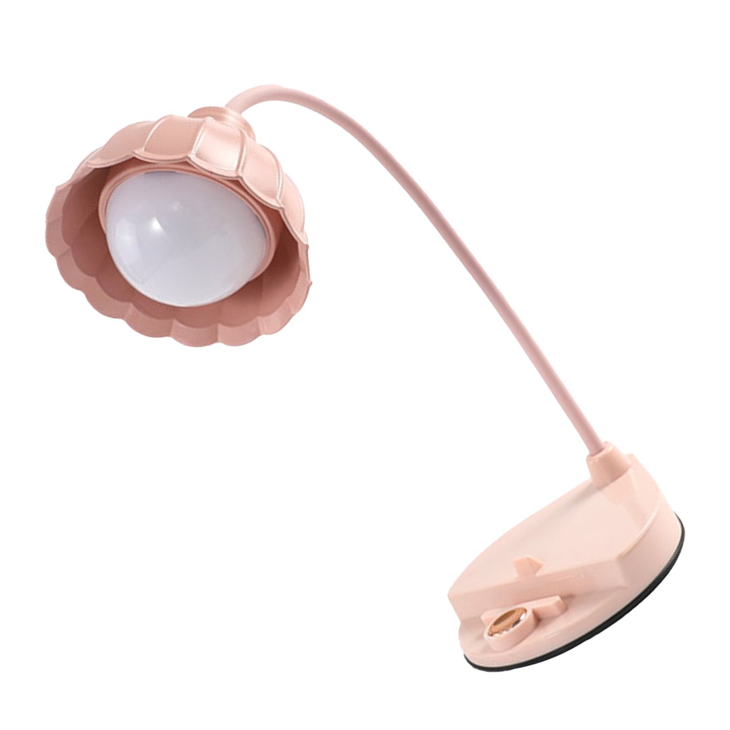 LED Reading Light Plastic Flower Shaped Touch Sensitive USB Charging Folding Table Lamp for Bedroom Dormitory V1294-YM0512-3119220171412