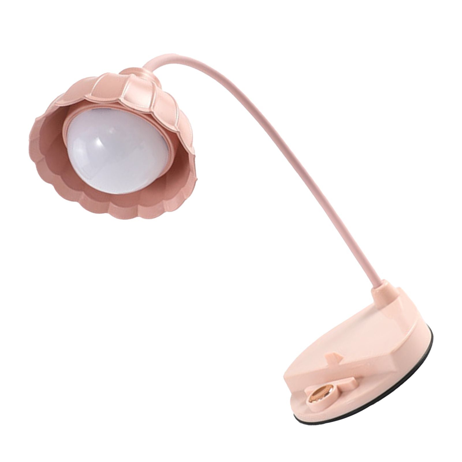 LED Reading Light Plastic Flower Shaped Touch Sensitive USB Charging Folding Table Lamp for Bedroom Dormitory V1294-YM0512-3119220171412