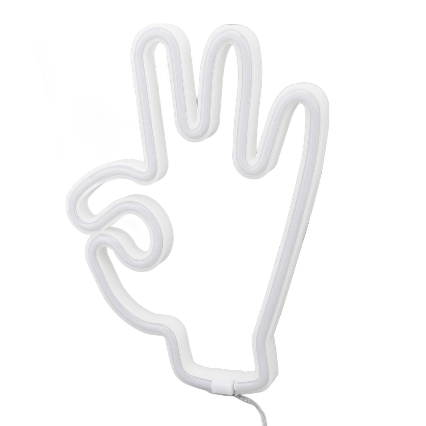 Hand Finger Neon Light OK Shaped LED Neon Sign Battery USB and Battery Powered Wall Decor Light for Home V1294-YM0512-3119220172911