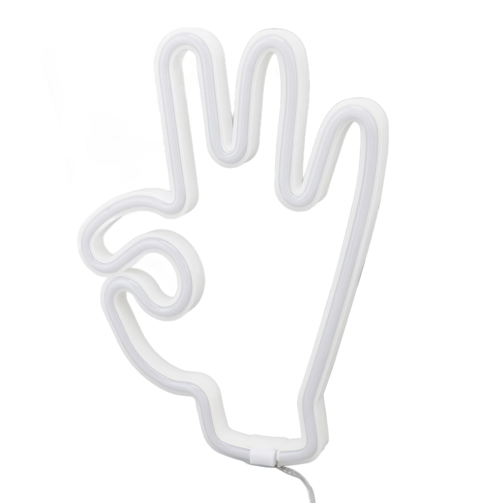 Hand Finger Neon Light OK Shaped LED Neon Sign Battery USB and Battery Powered Wall Decor Light for Home V1294-YM0512-3119220172911