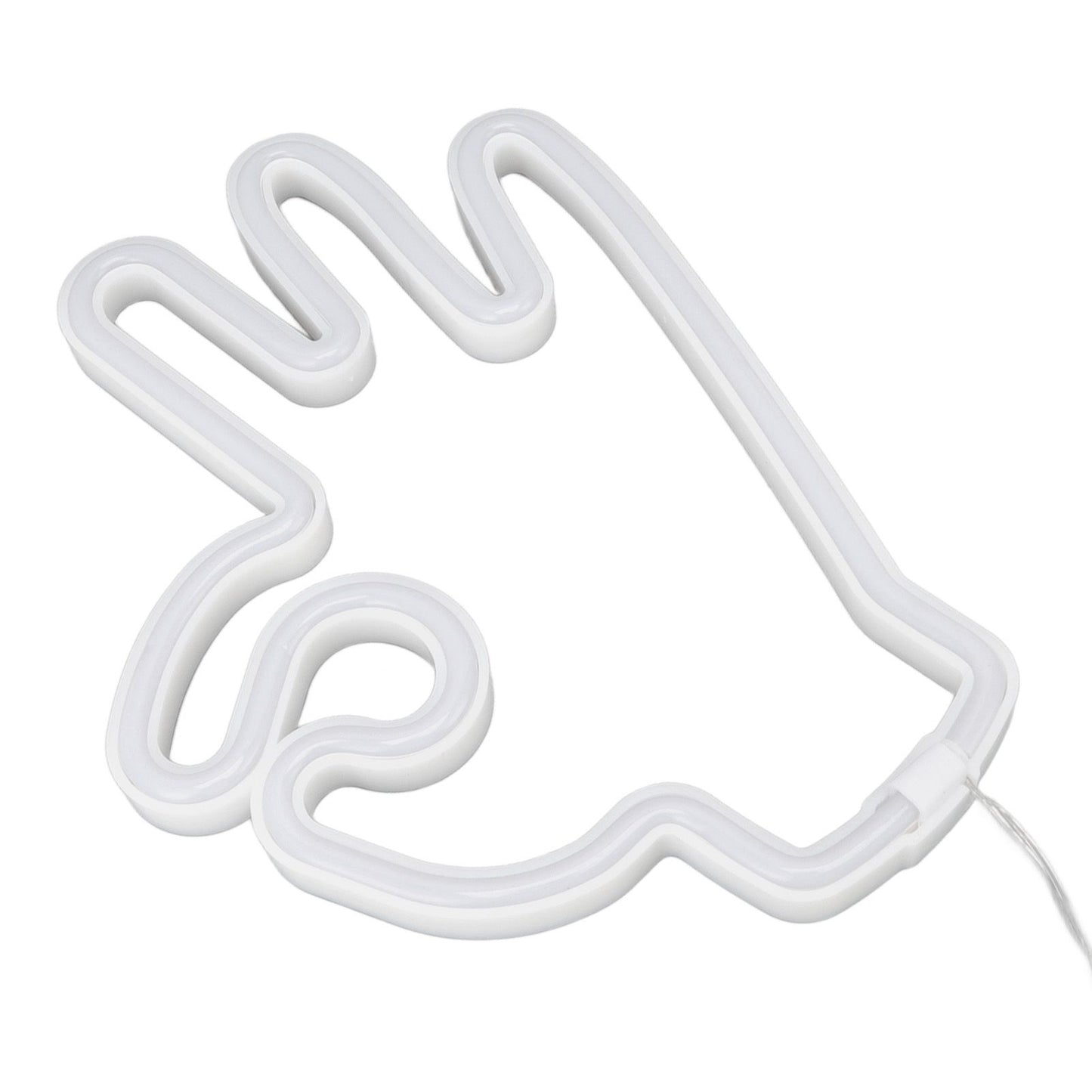 Hand Finger Neon Light OK Shaped LED Neon Sign Battery USB and Battery Powered Wall Decor Light for Home V1294-YM0512-3119220172911
