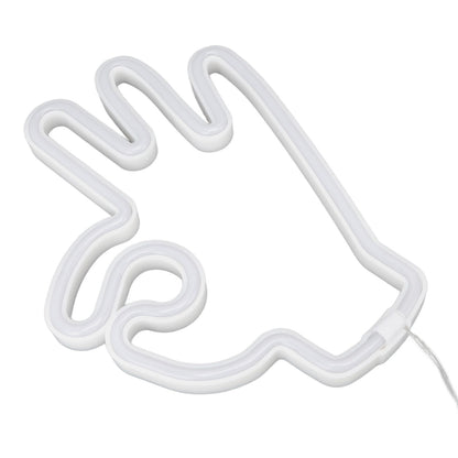 Hand Finger Neon Light OK Shaped LED Neon Sign Battery USB and Battery Powered Wall Decor Light for Home V1294-YM0512-3119220172911