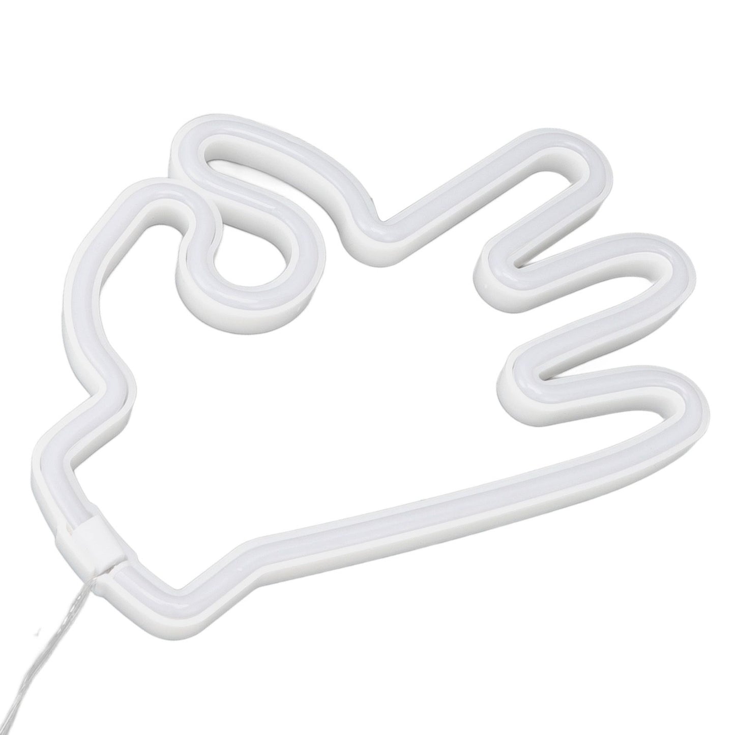 Hand Finger Neon Light OK Shaped LED Neon Sign Battery USB and Battery Powered Wall Decor Light for Home V1294-YM0512-3119220172911