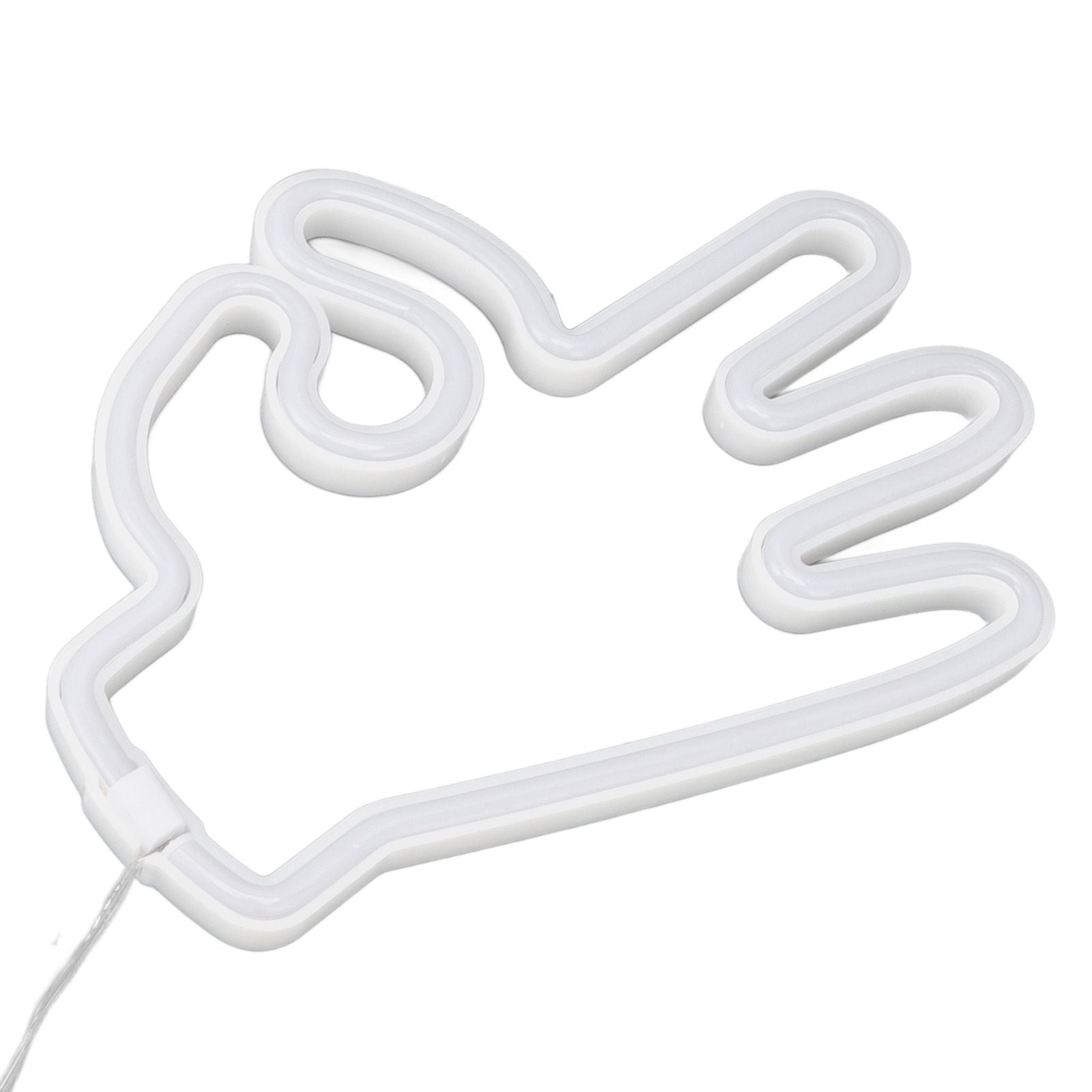 Hand Finger Neon Light OK Shaped LED Neon Sign Battery USB and Battery Powered Wall Decor Light for Home V1294-YM0512-3119220172911