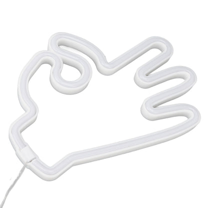 Hand Finger Neon Light OK Shaped LED Neon Sign Battery USB and Battery Powered Wall Decor Light for Home V1294-YM0512-3119220172911