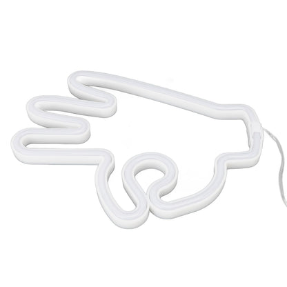 Hand Finger Neon Light OK Shaped LED Neon Sign Battery USB and Battery Powered Wall Decor Light for Home V1294-YM0512-3119220172911