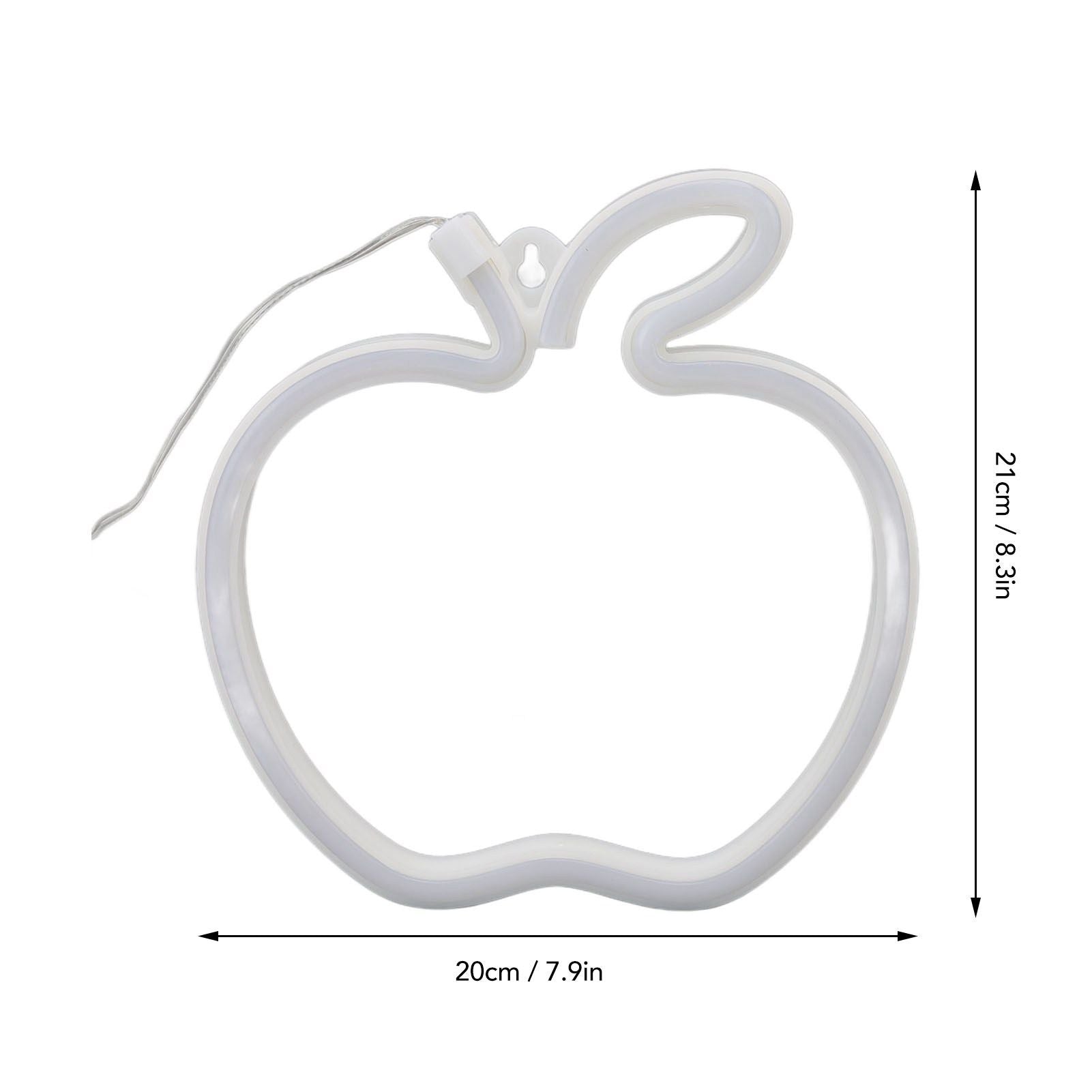 LED Neon Sign Fruit Style USB Battery Powered High Safety Widely Used Red Neon Light for Bedroom Party V1294-YM0512-3119220173111