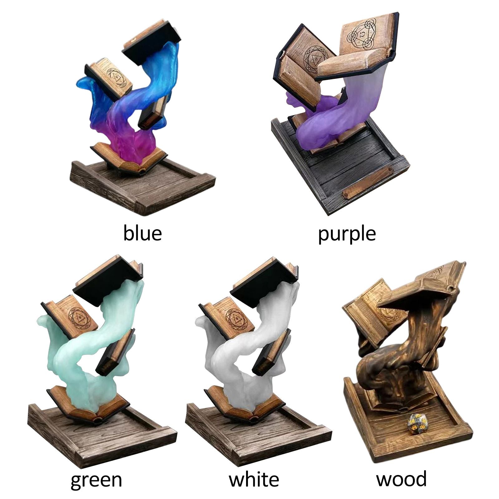 Tomes of Magic Dice Tower Magic Dice Tower Magic Ditch Tower Big Book Dice Tower V1294-YM0521-221220SM01-3