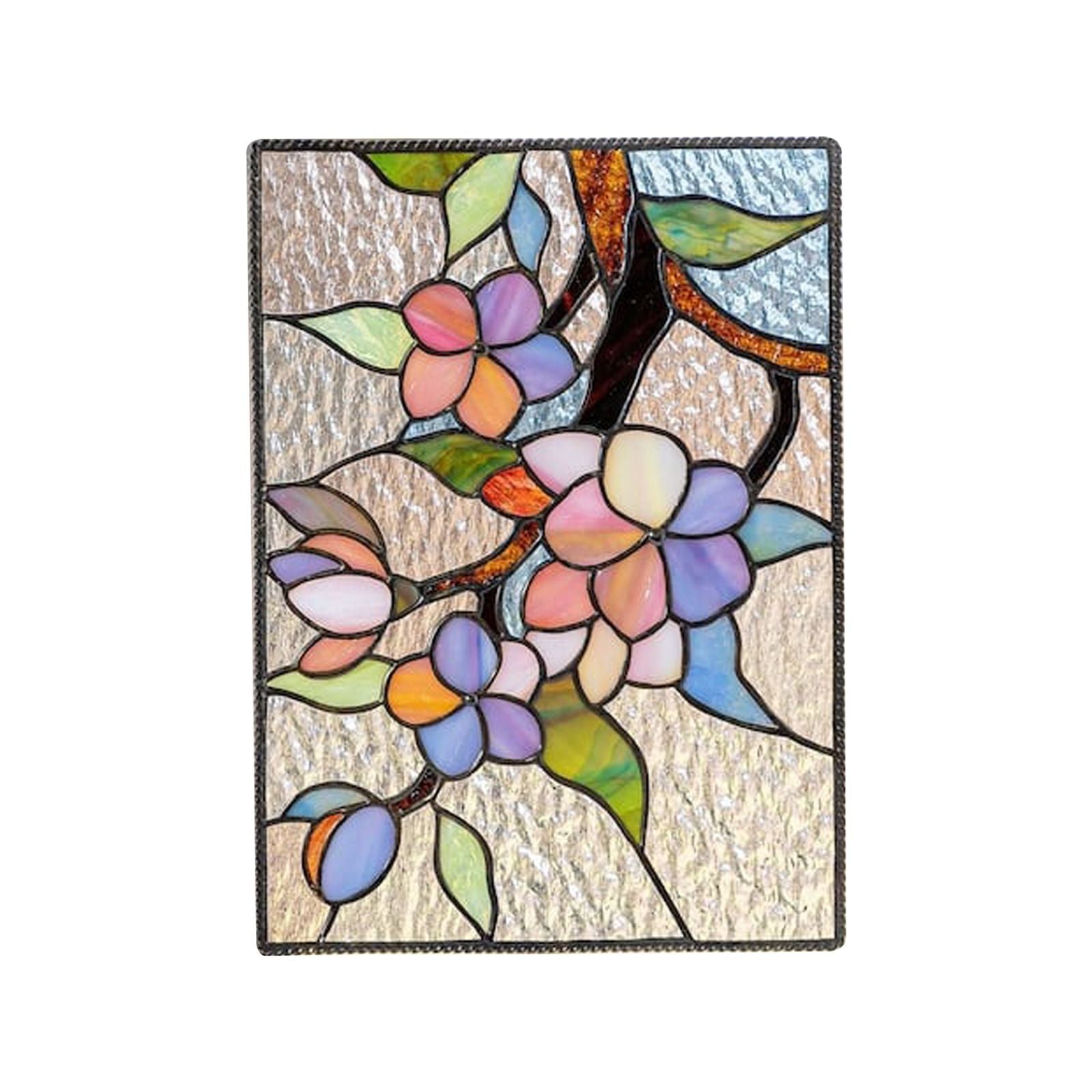Cardinal Stained Window Panel Glass Window Hanging For Wall Decoration V1294-YM0521-230106GW01-7