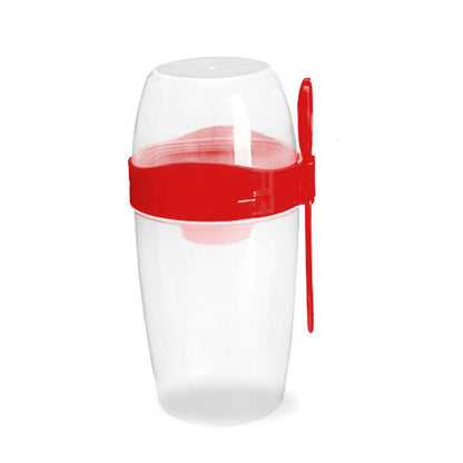 Double Breakfast Cup Oatmeal Cup with Lid Poons Forks for Business People V1294-YM0521-230201YF37-7