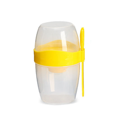 Double Breakfast Cup Oatmeal Cup with Lid Poons Forks for Business People V1294-YM0521-230201YF37-7