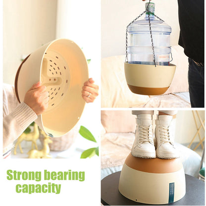 Hanging Double Chain Hanging Basket Planter Home Balcony Indoor Automatic Water Absorbing Basin V1294-YM0521-230208LD01-9