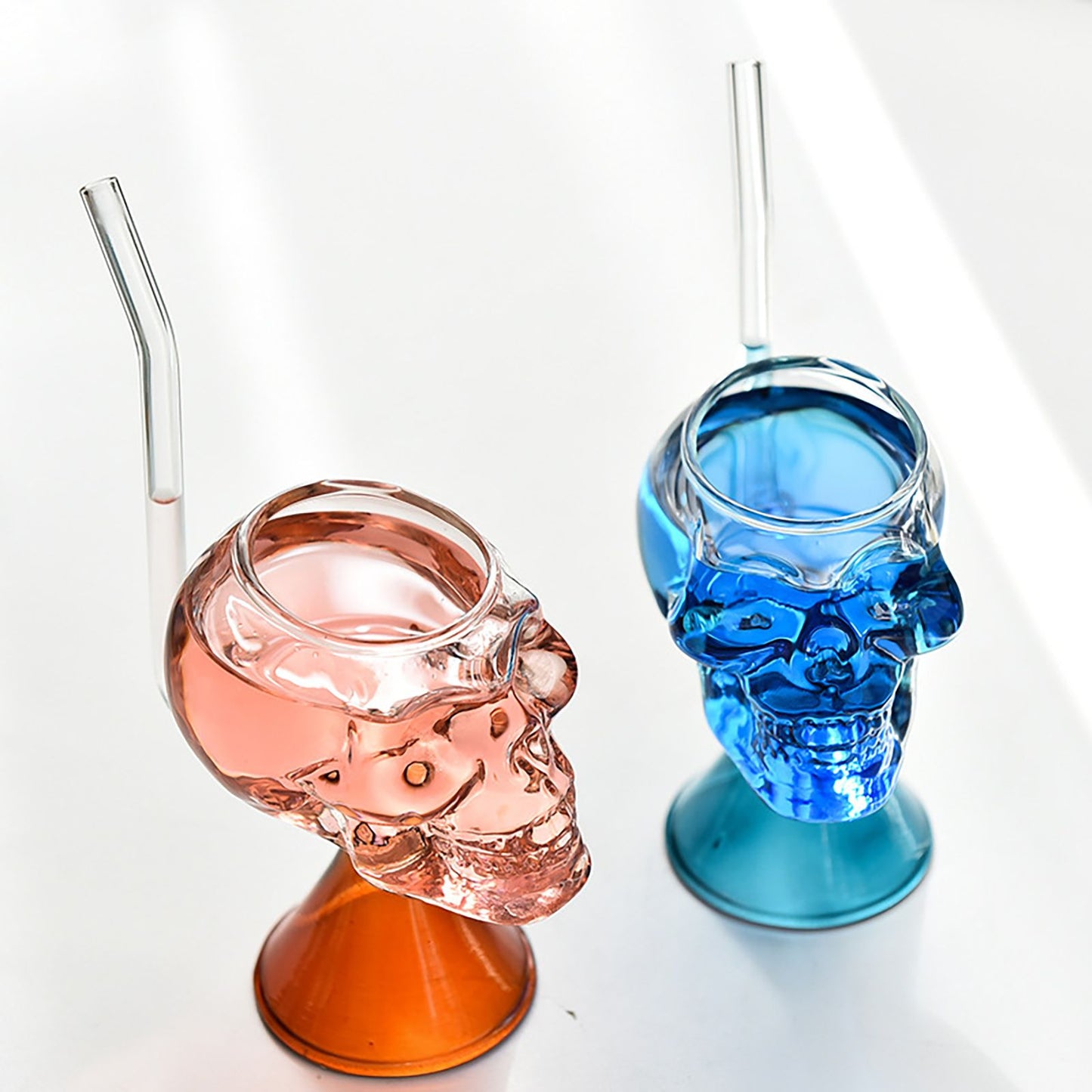 Skull Vampire Glass High Borosilicate Skull Glass Halloween Kitchen Decoration Cup for Fragrant Tea Red Wine V1294-YM0521-230209MQ01-2