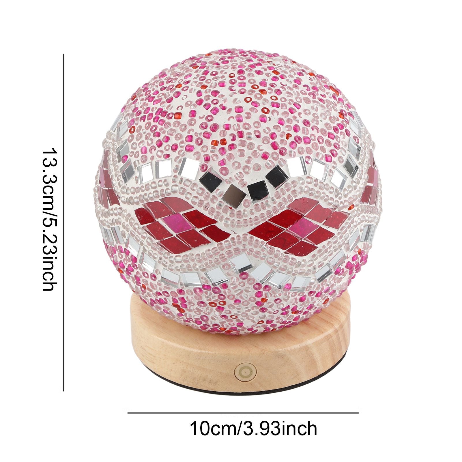 USB Charging Touch Tri Color Endless Dimming Baroque Nightlight Charging Table Lamp Decorative Glass Lamp V1294-YM0521-230302HR11-7