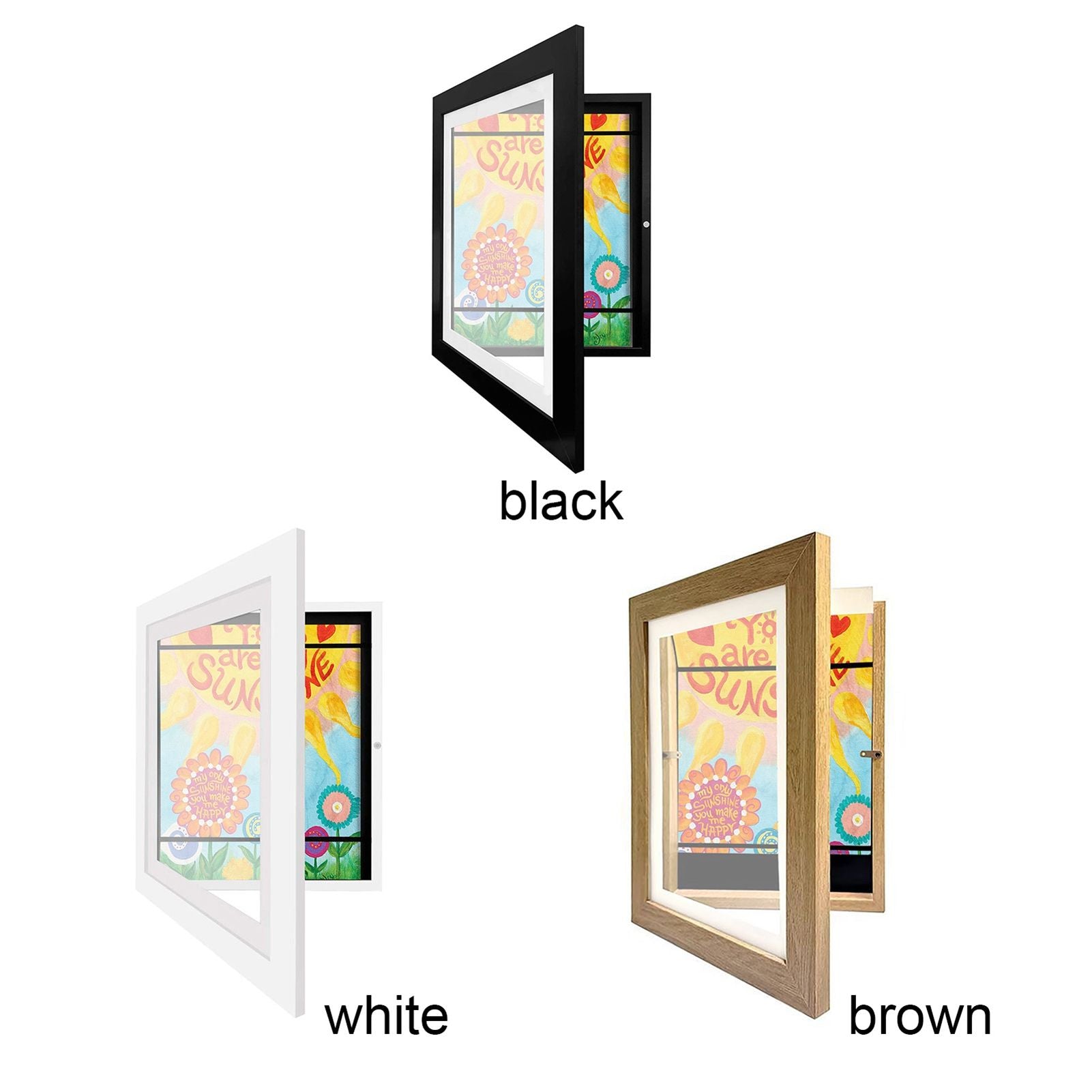 Children's Art Wooden Frame Photo Frame Decorative Photo Frame Kids Art Frames V1294-YM0521-230306SM01-3