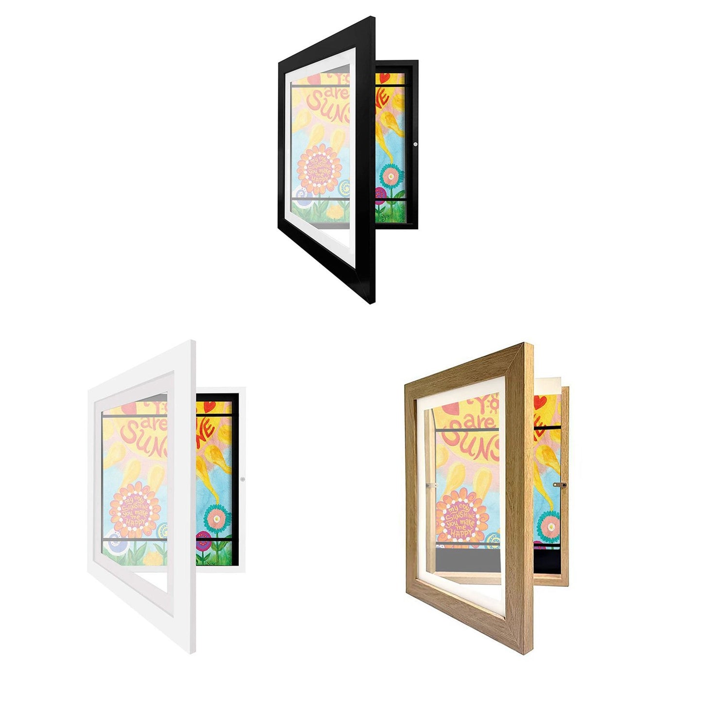 Children's Art Wooden Frame Photo Frame Decorative Photo Frame Kids Art Frames V1294-YM0521-230306SM01-3
