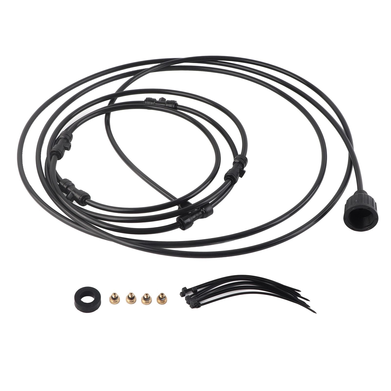 Black Spray Ring Outdoor Cooling Low Pressure Spray Set Spray Ring Fan with Cooling System V1294-YM0521-230404KM04-6